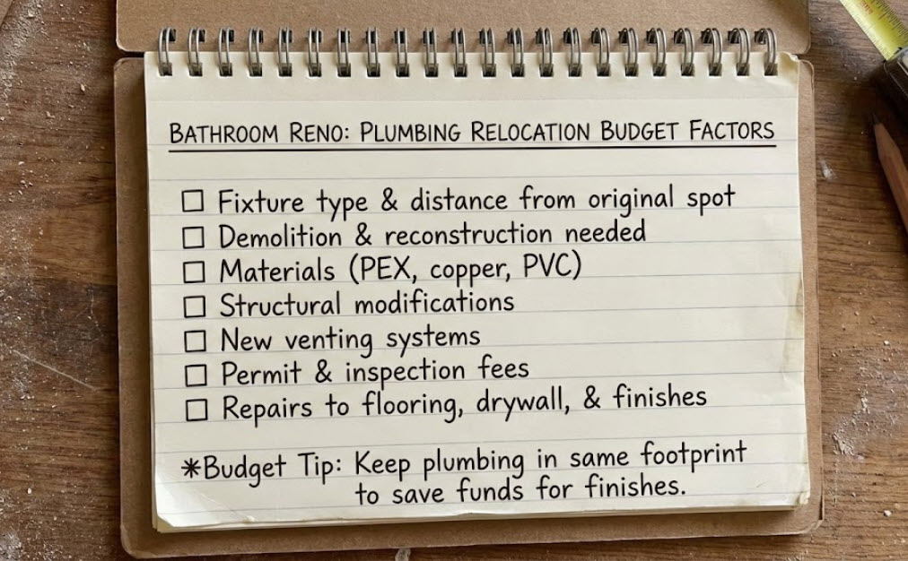 Plumbing Renovation Budget 